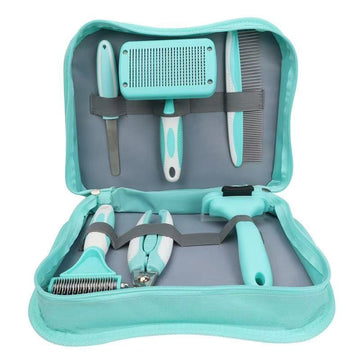 7-in-1 Pet Grooming Kit with Travel Case – Complete Cat & Dog Care Set